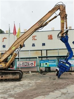 挖掘机改装打桩臂、加长臂、打桩锤性价比高