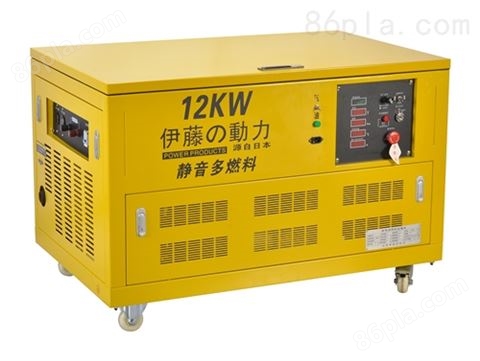 低噪音15KW汽油发电机