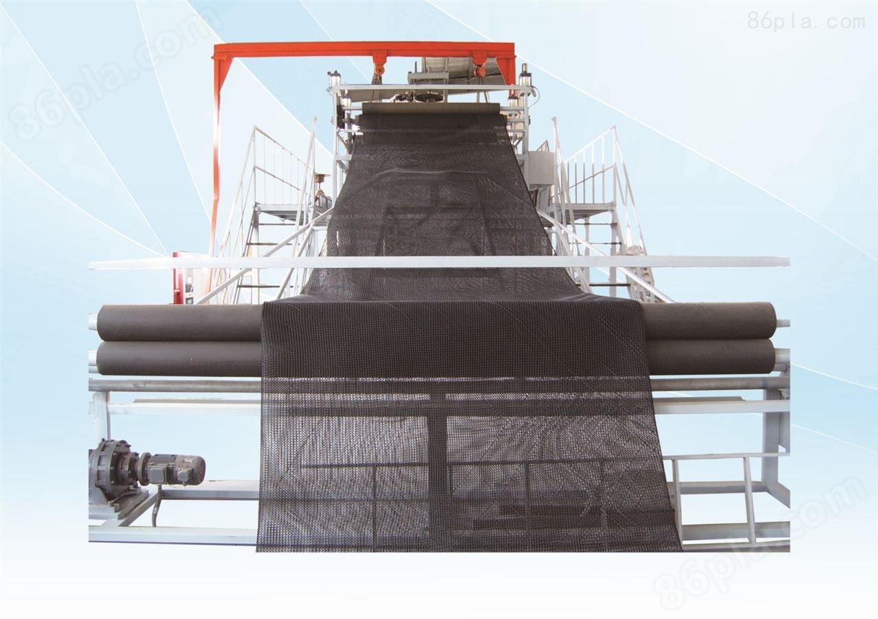 高产能HDPE三维复合排水网生产线设备