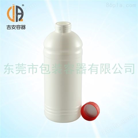白色1L圆瓶 1000ml毫升包装塑料瓶 1000g化工液体瓶 *