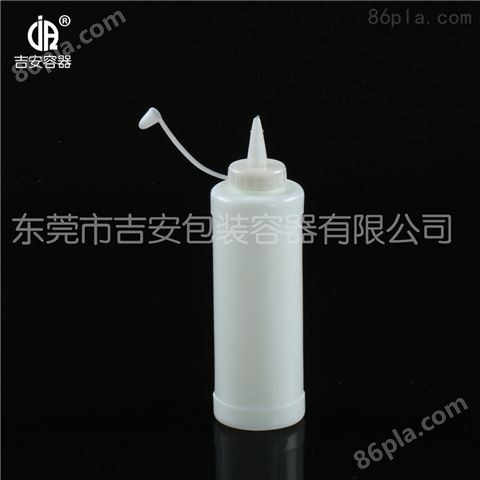 250ml奶白色尖嘴塑料瓶 250g毫升包装胶水瓶 *